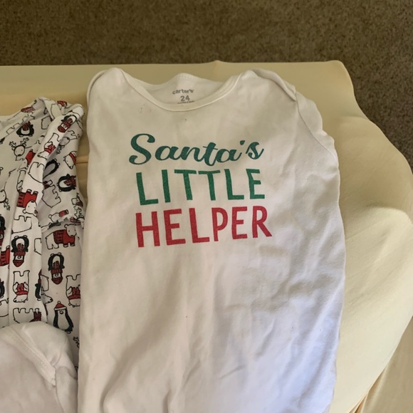 Lot of 9 Carters Long sleeve onesies - Picture 5 of 6